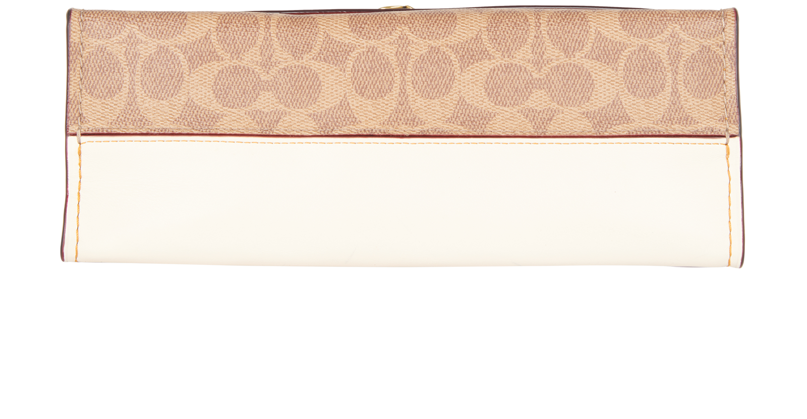 Parker Shoulder Bag, &pound;110, Handbags, Brown/Cream, Canvas/Leather, Top view